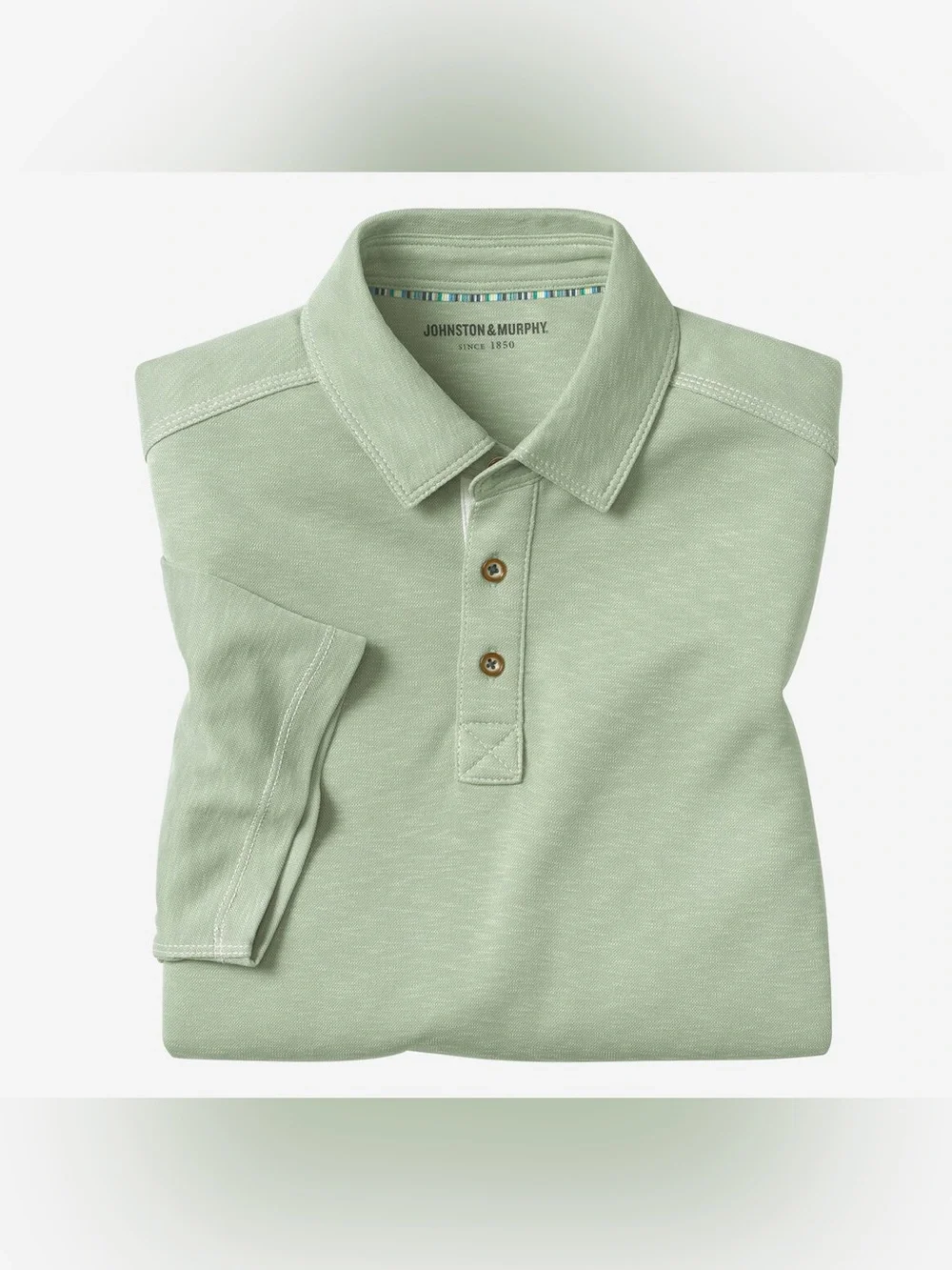 JOHNSTON & MURPHY men’s Vintage Slub Polo